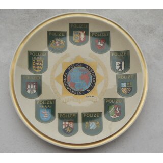 Plate, IPA - German County Police Insignia, 1974
