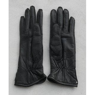 Female black Leather Gloves, Type2