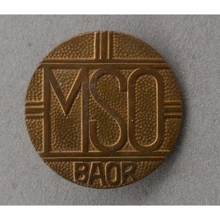 MSO - BAOR Cap Badge