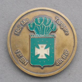 1st Bn 4th Infantry Challenge Coin