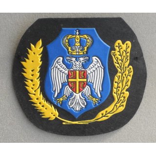 Polizei Serbien, Mützenabzeichen gummiert