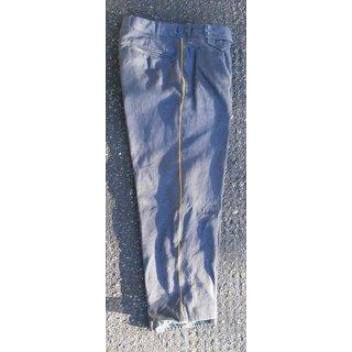 Uniform Trousers, Army, grey, 1960s with coloured Piping