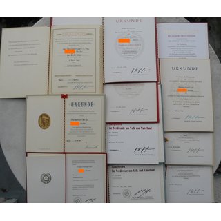 Military Prosecutor Documents & Awards Set, Commander