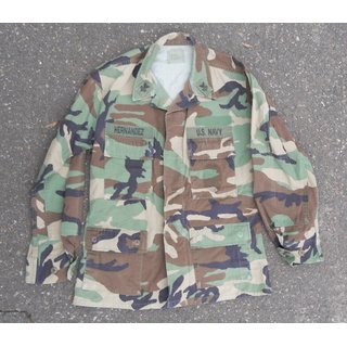 Jacket, Rip-Stop Woodland Camouflage Pattern, Combat, Badged, all Forces