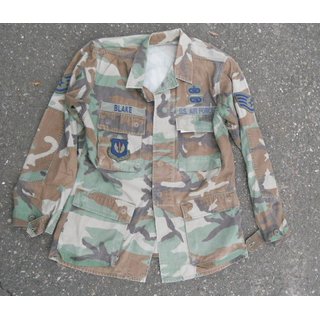 Coat, Woodland Camouflage Pattern, Combat, Badged, all Forces