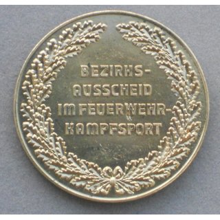 Medaille - Bezirksausscheid im Feuerwehrkampfsport