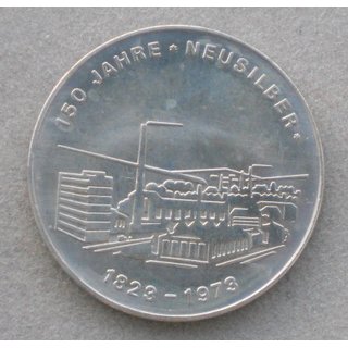 150 Jahre Neusilber Münze