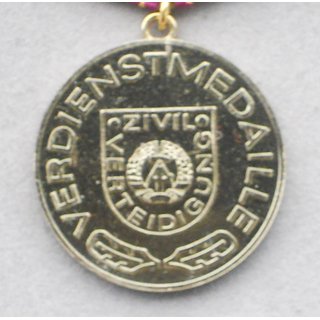 Meritorious Medal of the Civil Defense, gold