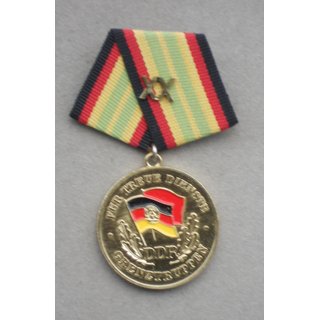 Medaille fr treue Dienste in den Grenztruppen, gold XX