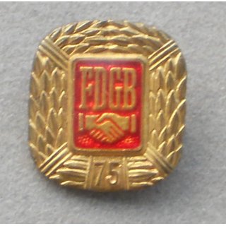 Ehrennadel fr 75jhrige Mitgliedschaft in den Gewerkschaften