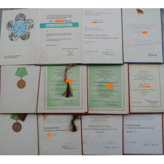 Medals Lot with Documents, Major VP