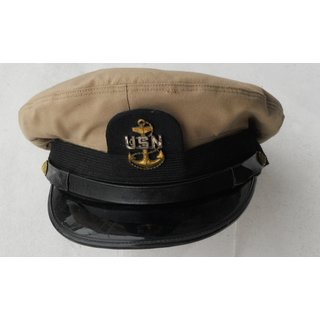 US Navy Service Cap, enlisted, Khaki, Vietnam