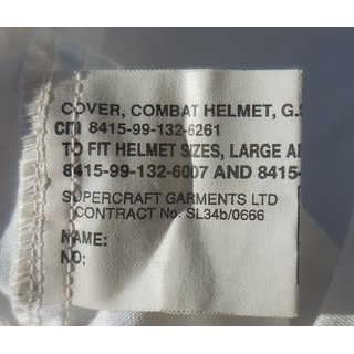 Cover Combat Helmet, Mk6, white