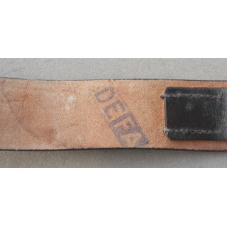 HJ Leather Belt DEFA, black, used