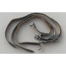 Blanket Strap, black Pig Skin Leather