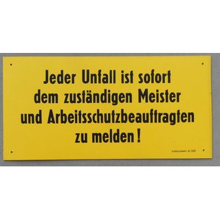 Accident Reporting  Sign