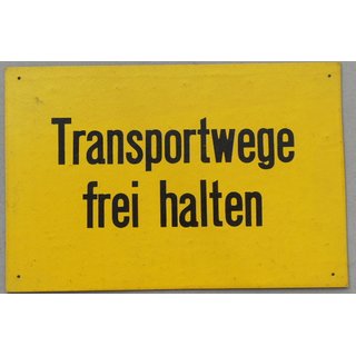Keep Transport Routes Clear