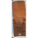 Kartentasche / Meldetasche, Leder braun, alte Art