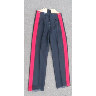 Trousers No.1 Dress, Blue O.R., 2 Inch Stripes Scarlet