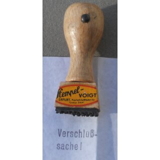 "Verschluß-sache !" Stempel