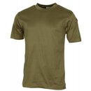 T-Shirt  Suisse with Seal, olive, Cotton
