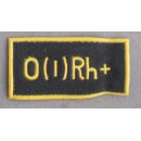 Blood Type Insignia, black, small