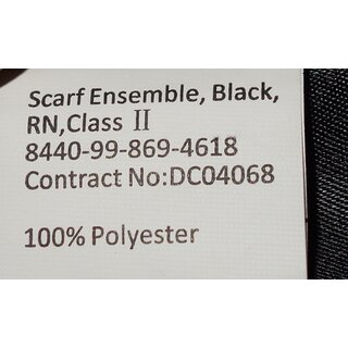 Matrosentuch, Scarf Ensemble, black, Royal Navy Class II