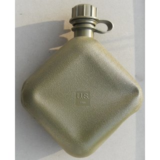 US Feldflasche Kuststoff, 2 Quart oliv