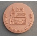 200 Jahre Lehrerbildung in Weimar Medaille