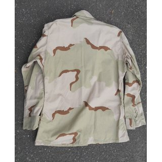 Coat, Desert Camouflage Pattern (3 Colour), Combat, Rip Stop, Badged
