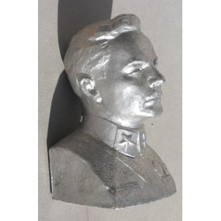 Bust of Kliment Voroshilov, Aluminium 1979