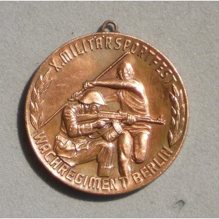 X. Military Sports Festival - Berlin Guards Regiment Medal, various