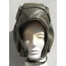 Swiss Leather Tankers Helmet, olive