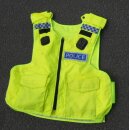 Schutzweste, Polizei, Signalgelb für Einlagen