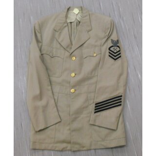 USN Service Dress Jacke, Mannschaft, khaki