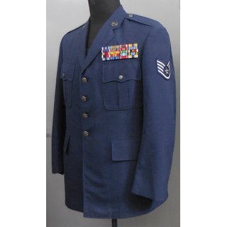 USAF Service Dress Jacket, Tropical, Mannschaft, blau 1549