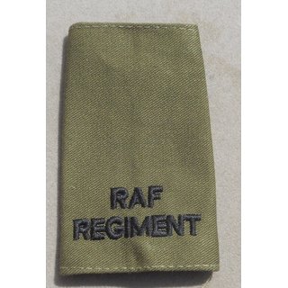 Rankslide, RAF Regiment, olive
