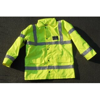 Warnjacke, UK Immigration Service, signalgelb