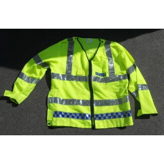 Warnjacke Police, signalgelb, leicht