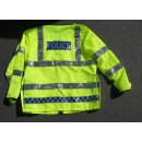 Warnjacke Police, signalgelb, leicht
