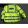 Warnjacke Police, signalgelb, leicht