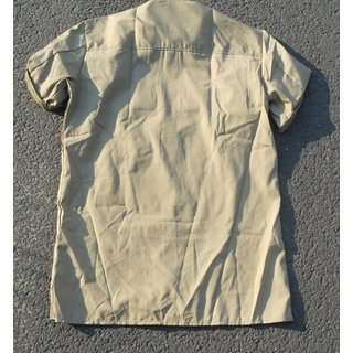 Czech Shirt Blouse, light olive, new, Short Sleeve
