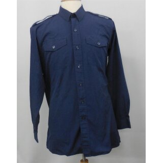Shirt Mans, Working Dress RN, Long Sleeve, FR, blau