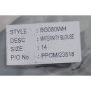 Typ1, Home Office Diensthemd,Frauen BG080WH, weiß, neu für Schwangere