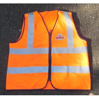orange missing Label, worn