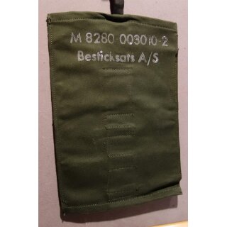 Besticksats A/S, M8280 003010-2 ca. 16x24cm, olive, orange