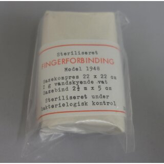 Fingerforbind Model1948, Fingerverband, rot