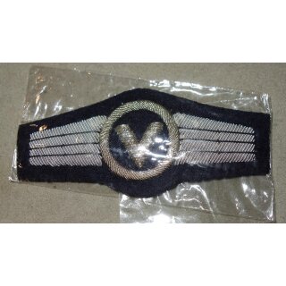 Bronze auf blau, Luftwaffe, Handgestickt, OVP