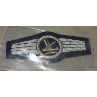 Bronze auf blau, Luftwaffe, handgestickt, OVP