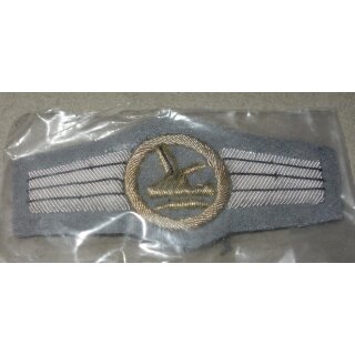 Bronze auf grau, Heer, handgestickt, OVP